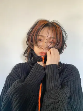 カラー レイヤーカット/ ダブルカラー/櫻井のヘアスタイル