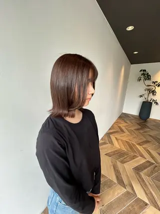 ミディアム MAHO/透明感カラ ー/髪質改善🍒のヘアスタイル