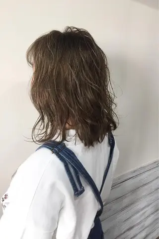 ミディアム カラー カラー特化サロン大阪 ルービック江坂/新城のヘアスタイル