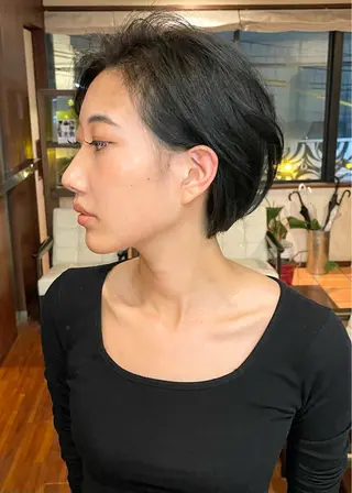 ショート カラー 髪質改善カラー ケアブリーチ/タムのヘアスタイル