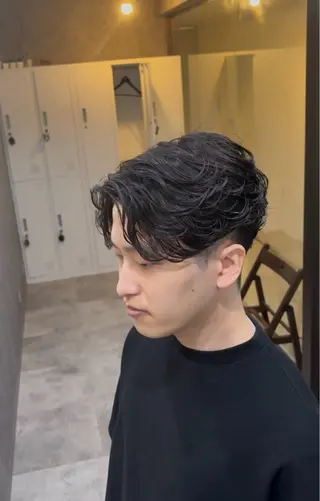 ショート りょうま⚡️メンズ パーマ特化⚡️新小岩のヘアスタイル