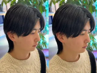 ミディアム カラー メンズ 冬っぽカラー/ マツエク/ゆきなのマツエク・マツパデザイン