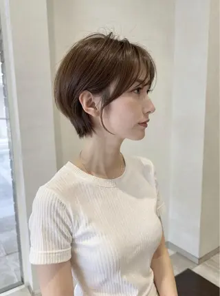 ショート カラー atsuki ショート特化のヘアスタイル