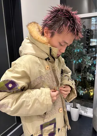 ショート カラー メンズ 渋谷メンズショート 特化🥋　渡邊健流のヘアスタイル