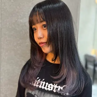 セミロング 韓国レイヤー/髪質 改善🎀ちなみのヘアスタイル