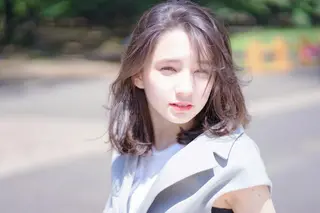 ロング カラー N° +aero 横浜のヘアスタイル