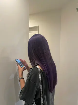 ロング カラー 増田 ルナのヘアスタイル