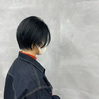 ショート カラー emo所属・モデル募集🍬 emo増田黄起のヘアスタイル