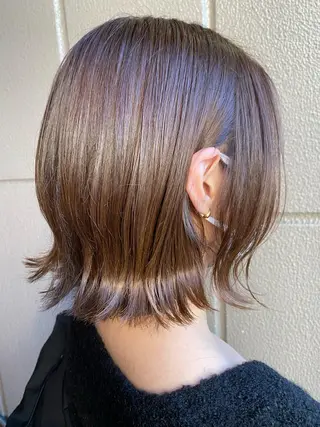 ショート カラー 銀座⚜️【脱白髪染め 美髪矯正】トグチのヘアスタイル