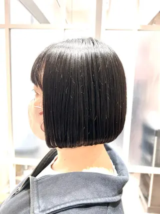 ショート EMANON 池袋西口所属・似合わせボブ🫧 藤本のヘアスタイル