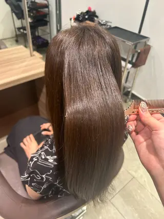 カラー 塚下 怜菜のヘアスタイル