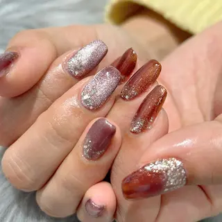 ネイル はあとねいる筑紫口店 Hitomiのネイルデザイン