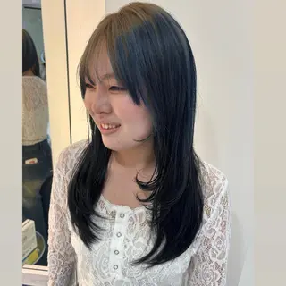 ロング カラー yuki ／ヘアカラーのヘアスタイル