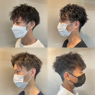 パーマ メンズ Men's hair salon First 中百舌鳥店所属・First なかもず 店 YUKIのヘアスタイル