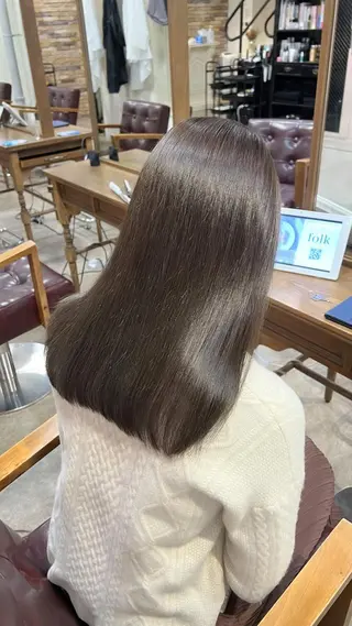 カラー ✨ブリーチなしカラー ×髪質改善✨松村 潤のヘアスタイル