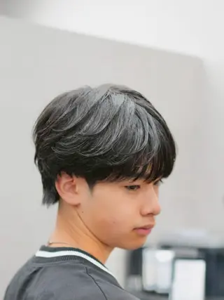 ショート パーマ メンズ SLASHメンズ専門 山口孔聖のヘアスタイル