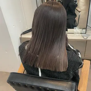 セミロング カラー salowin SHIBUYA me+店所属・kasumi/渋谷/ パーマのヘアスタイル