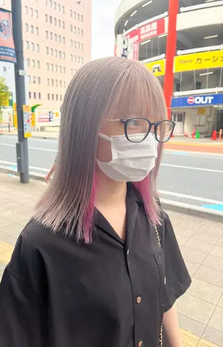 セミロング 🌈モテ色 村上のぶきのヘアスタイル