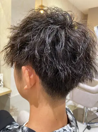 ショート パーマ メンズ CIEL天六店 三上春のヘアスタイル