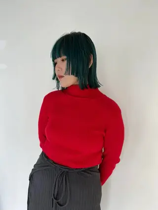 ショート カラー VISION   aoyama所属・かがやしづ ⭐️ブリーチカラーのヘアスタイル