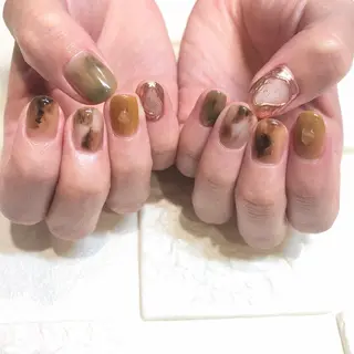 ネイル earth甲府昭和店 西村香穂のネイルデザイン