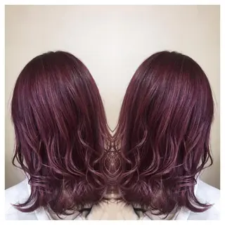 セミロング 髪質改善/痛ませ ないカラー/西村航大のヘアスタイル