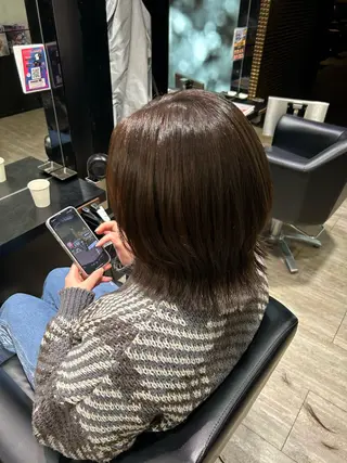 ミディアム ishizuka toaのヘアスタイル