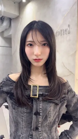 セミロング Haruna 💜のヘアスタイル