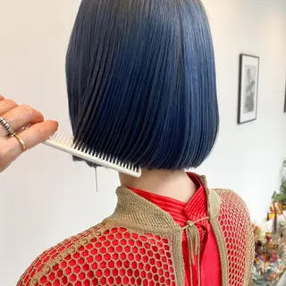 ミディアム カラー heir studio Baretta所属・山本 銀次郎のヘアスタイル