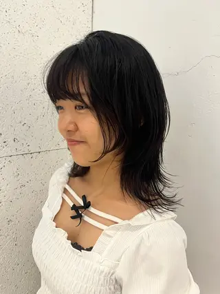 ミディアム メンズパーマ/ メッシュ📍ユリのヘアスタイル