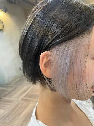 ショート カラー La fith 店長 城谷颯人のヘアスタイル