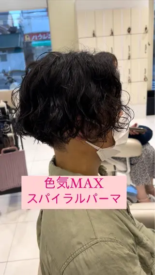 パーマ メンズ メンズサロンGRIT 店長　深山一平のヘアスタイル