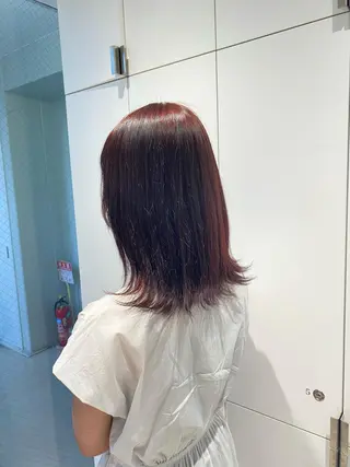 ミディアム カラー ナチュラル/韓国💎 haruka 💎のヘアスタイル