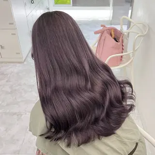 ミディアム カラー 🎀🧁ダメージレス 艶髪カラー🧁🎀のヘアスタイル