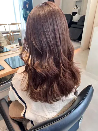 ロング カラー 韓国レイヤーカット 🇰🇷mireiのヘアスタイル