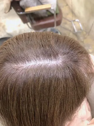 セミロング カラー パーマ ヘアアレンジ キッズ ネイル マツエク・マツパ アイブロウ 髪質改善✨ハツメイ オグ✂️のヘアスタイル