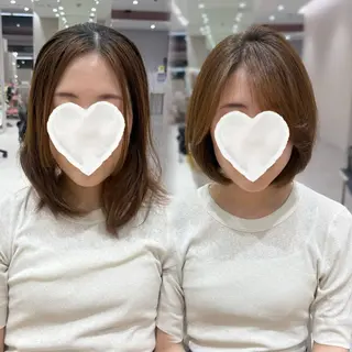 ショート カラー 内田 志乃のヘアスタイル