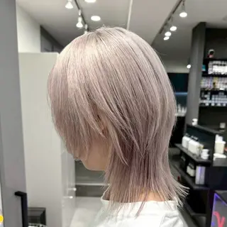 ミディアム カラー きぃちゃん/カラー 特化/いろあそび🦋のヘアスタイル