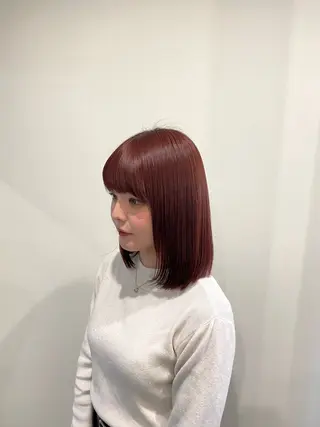 ミディアム カラー 🍑 モモカ🍑のヘアスタイル