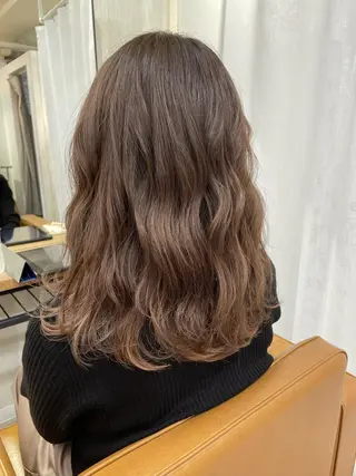 セミロング カラー 💫大宮美容師💫 azusaのヘアスタイル