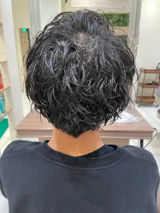 パーマ メンズ ✨武内凌太✨ 複雑履歴/ムラ修正のヘアスタイル
