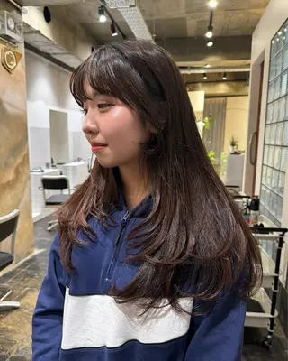 ロング 中尾 未来のヘアスタイル