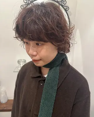 ショート パーマ 【pejite】 Hinanoのヘアスタイル