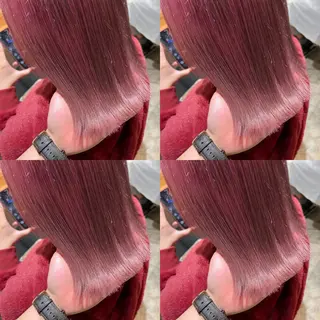 セミロング カラー ヘアアレンジ 💎韓国レイヤー× 髪質改善 ゆうま💎のヘアスタイル