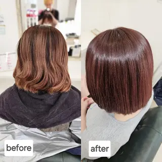 カラー 林慶吾/ショートボブ /デザインカラーのヘアスタイル