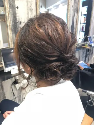 ヘアアレンジ 【デザイナー】田中 美生のヘアスタイル