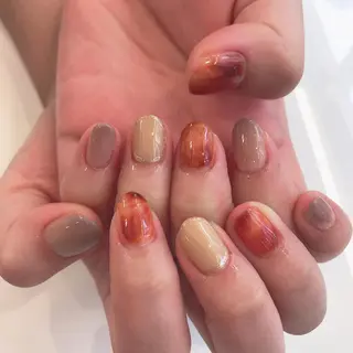 ネイル 韓国風✨髪質改善✨ 縮毛矯正✨松浦知奈美のヘアスタイル