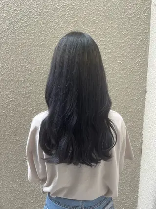 ロング カラー FERIA池田 神原萌花のヘアスタイル