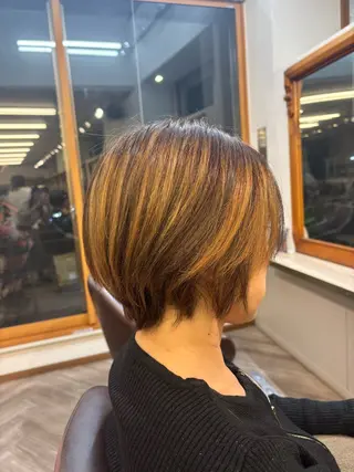 ショート ️🫧押上️🫧はな 🫧うる艶パーマのヘアスタイル