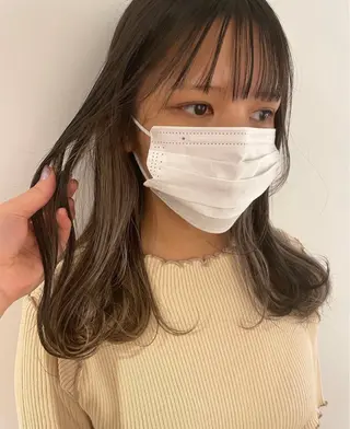 ロング カラー Ata.所属・kubo nozomiのヘアスタイル